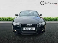 Begagnad Audi A5 Cabriolet S-Line 175 HK (128 kW) 2016 Svart Cab