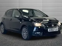 Used Seat Ibiza CONNECT 89 HP (65 kW) 2016 Black Hatchback