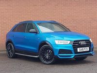 Begagnad Audi Q3 Black Edition 150 HK (110 kW) 2018 Blå SUV
