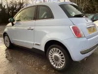 Occasion Fiat 500 Lounge 69 ch (50 kW) 2008 Bleue Citadine