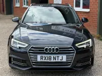 Used Audi A4 S-Line 252 HP (185 kW) 2018 Blue Estate