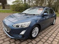Used Ford Focus Titanium 125 HP (91 kW) 2018 Blue Hatchback