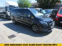 Used Mercedes V220 AMG line 163 HP (119 kW) 2019 Black MPV