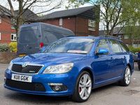 Used Skoda Octavia vRS 200 HP (147 kW) 2011 Blue Estate