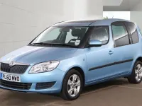 Used Skoda Roomster SE 105 HP (77 kW) 2010 Blue MPV