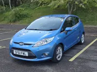 Used Ford Fiesta Zetec 2011 Blue Hatchback