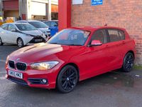 Used BMW 120 Sport Line 2015 Red Hatchback
