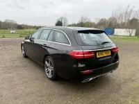 Used Mercedes E220 AMG line 194 HP (142 kW) 2017 Black Estate