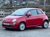 Used Fiat 500 Lounge 69 HP (50 kW) 2008 Red Hatchback