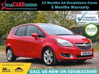 Used Vauxhall Meriva 120 HP (88 kW) 2016 Red MPV