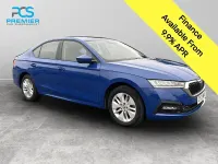 Used Skoda Octavia SE Technology 110 HP (80 kW) 2021 Blue Hatchback