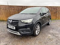Used Vauxhall Crossland X SRi 83 HP (61 kW) 2020 Black SUV
