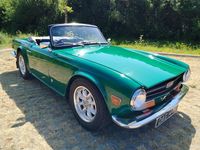 Used Triumph TR6 1973 Green Cabriolet