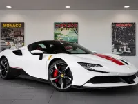 New Ferrari SF90 2025 White Cabriolet