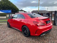 Used Mercedes CLA220 AMG line 177 HP (130 kW) 2017 Red Sedan