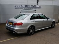 used Mercedes E220 E-Class 2016 (16) MERCEDES BENZBLUETEC AMG NIGHT ED SALOON DIESEL AUTO SILVER