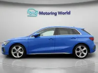 Used Audi A3 Sportback S-Line 110 HP (80 kW) 2023 Blue Hatchback
