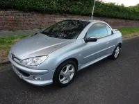 Used Peugeot 206 CC Allure 2004 Silver Cabriolet