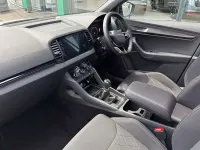 Used Skoda Karoq SportLine 150 HP (110 kW) 2025 Moon white metallic SUV