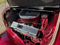 Begagnad Ford Popular 1958 Röd Sportkupé