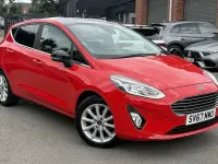Used Ford Fiesta Titanium 100 HP (73 kW) 2017 Red Hatchback