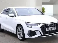Used Audi A3 e-tron S-Line 204 HP (150 kW) 2023 White Hatchback
