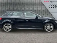 Used Audi A3 S-Line 113 HP (83 kW) 2019 Black Sedan