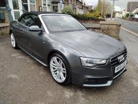 Used Audi A5 Cabriolet S-Line 2014 Grey Cabriolet