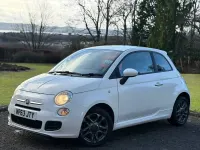 Used Fiat 500 S 69 HP (50 kW) 2013 White Hatchback