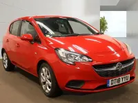 Used Vauxhall Corsa Sport 90 HP (66 kW) 2018 Red Hatchback