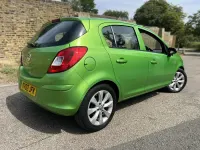 Used Vauxhall Corsa Active 100 HP (73 kW) 2012 Green Hatchback