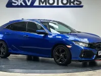 Used Honda Civic SR 126 HP (92 kW) 2018 Blue Hatchback