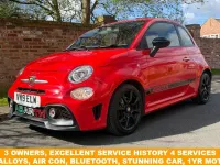 Begagnad Abarth 595 145 HK (106 kW) 2019 Röd Halvkombi