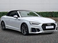 Used Audi A5 Cabriolet S-Line 147 HP (108 kW) 2020 White Cabriolet