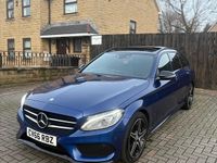 Used Mercedes C220 AMG line 2016 Blue Estate