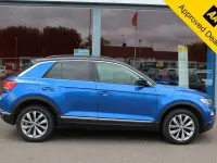 Used VW T-Roc Design 150 HP (110 kW) 2018 Blue SUV