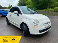 Used Fiat 500 85 HP (62 kW) 2012 White Hatchback