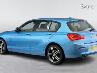Used BMW 118 Sport Line 134 HP (98 kW) 2019 Blue Hatchback