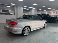 Used Audi A3 Cabriolet S-Line 150 HP (110 kW) 2018 Silver Cabriolet