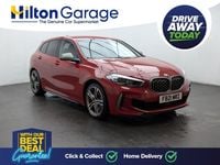 Used BMW M135 Comfort Edition 306 HP (225 kW) 2021 Red Hatchback