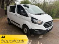 Used Ford Transit Custom 105 HP (77 kW) 2019 White Van