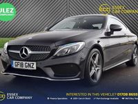 Used Mercedes C200 AMG line 184 HP (135 kW) 2018 Black Coupe
