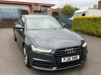 Used Audi A6 Black Edition 272 HP (200 kW) 2016 Blue Sedan