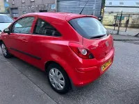 Used Vauxhall Corsa Club 89 HP (65 kW) 2008 Red Hatchback