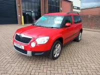 Used Skoda Yeti SE 122 HP (89 kW) 2013 Red SUV