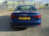 Begagnad Audi A4 S-Line 2016 Blå Sedan