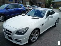 Used Mercedes SLK250 AMG 204 HP (150 kW) 2014 White Cabriolet