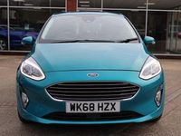 Used Ford Fiesta Zetec 100 HP (73 kW) 2018 Blue Hatchback
