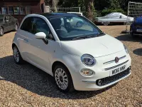 Used Fiat 500 Lounge 69 HP (50 kW) 2016 White Hatchback