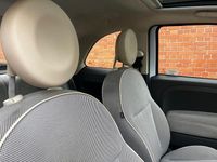 Used Fiat 500 Lounge 69 HP (50 kW) 2009 Blue Cabriolet